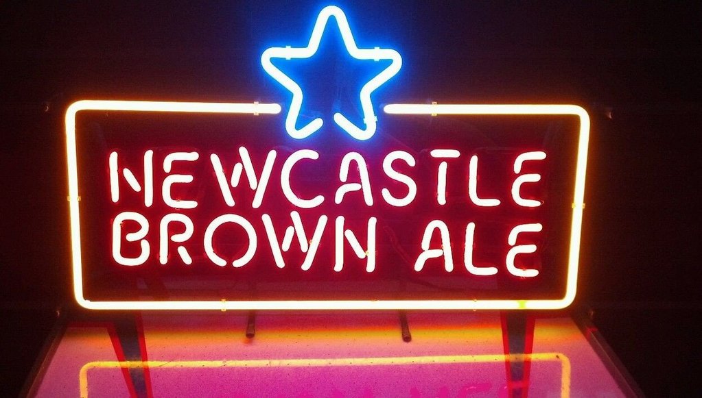 Newcastle Brown Ale Neon Sign